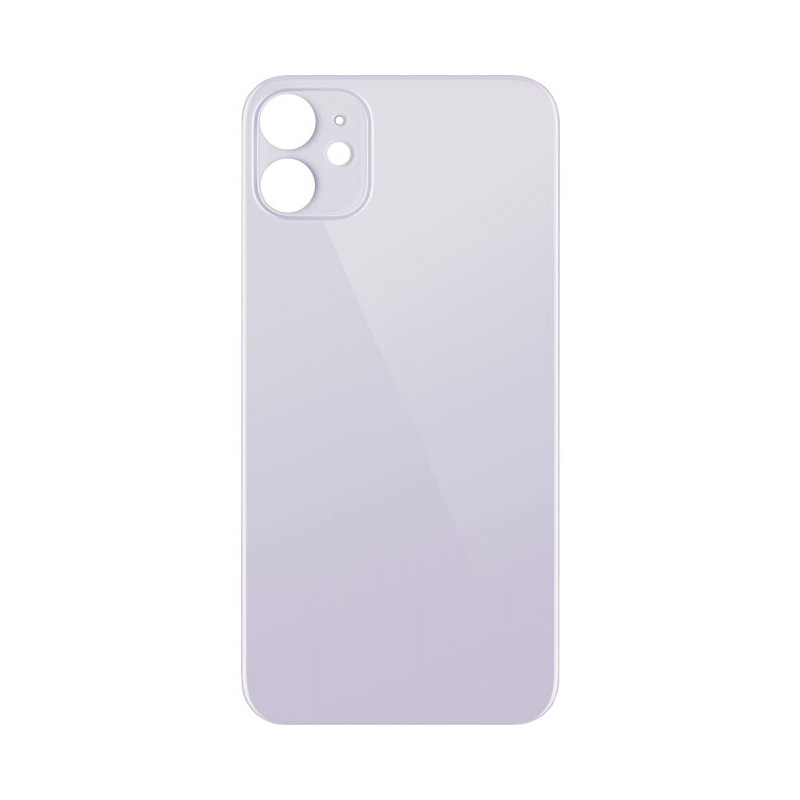 iPhone 11 : Vitre arrière mauve (violet)