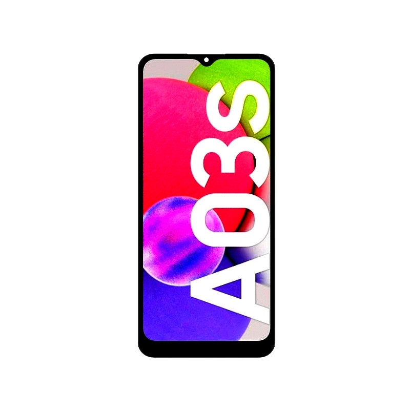 Galaxy A03s (A037G, version N) : Vitre tactile écran LCD avec châssis. Officiel Samsung