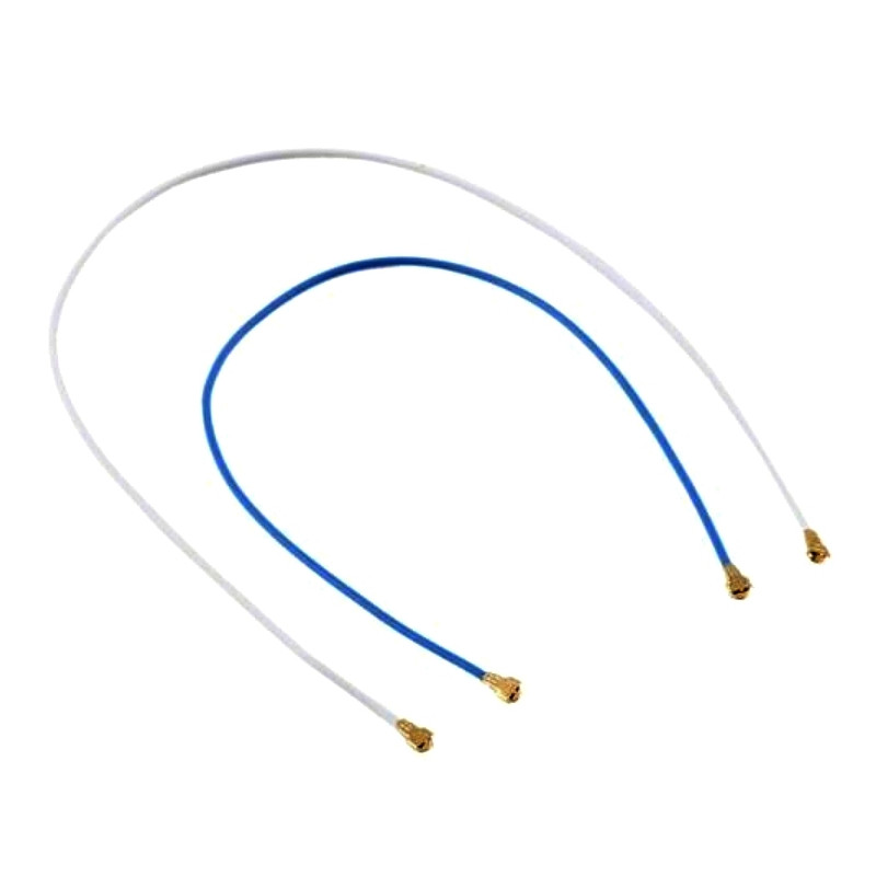 Galaxy A10 (A105) / M10 (M105) : 2 Câbles antenne coaxial (150 mm + 111 mm)