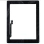 iPad 3 : Complet : Vitre tactile noire avec bouton home