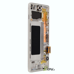 Vitre écran d'origine Galaxy S10 Argent