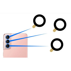 Galaxy S21 5G / S21+ 5G (G991 / G996) : Lot de 3 Lentilles appareil photo arrière