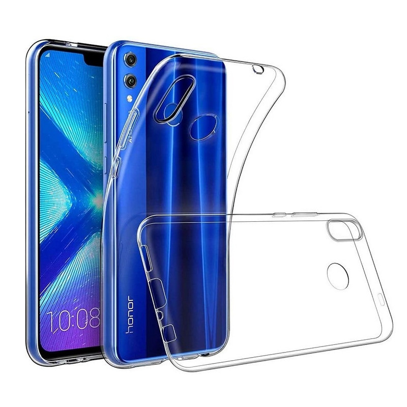 Honor 8X : Coque silicone TPU transparente