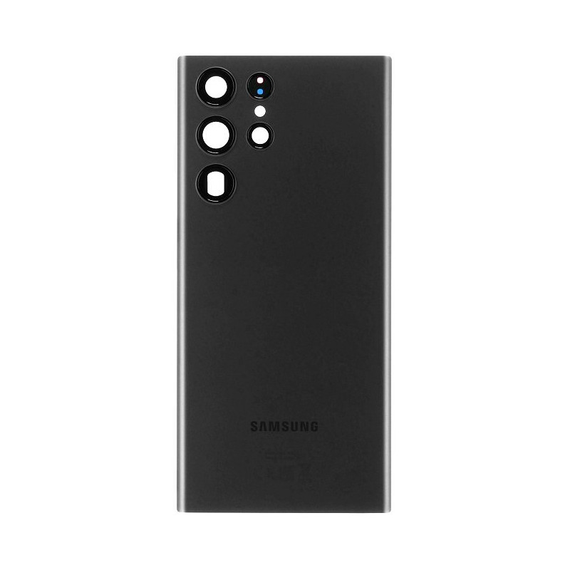 Galaxy S22 Ultra (S908) : Vitre arrière Noire. Officiel Samsung