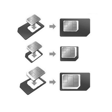 Lot 3 Adaptateurs Sim, micro sim et nano sim