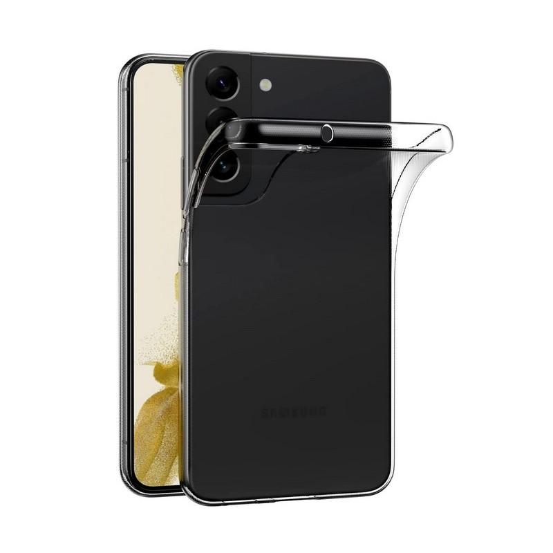 Galaxy S22+ (S906) : Coque transparente souple TPU silicone