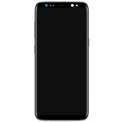 Ecran Galaxy S8 Noir d'origine reconditionné à neuf