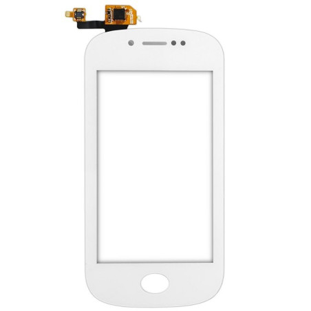 Wiko Sublim : Vitre blanche tactile avant