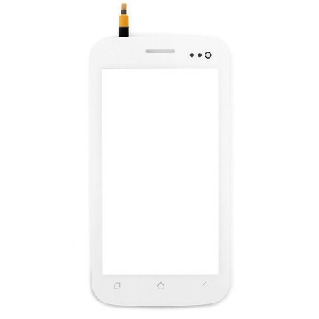 Wiko Cink King : Vitre blanche tactile avant