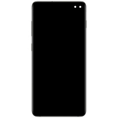 Galaxy S10+ (G975) : Vitre écran Noir. Officiel Samsung