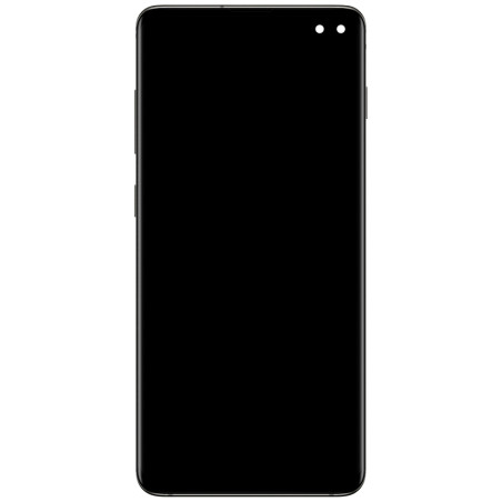 Galaxy S10+ (G975) : Vitre écran Noir. Officiel Samsung