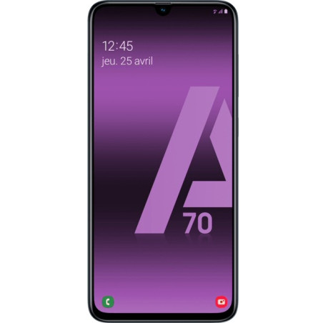 Vitre écran Oled Galaxy A70 avec châssis