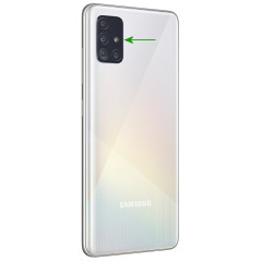 Support + Lentille arrière Galaxy A51