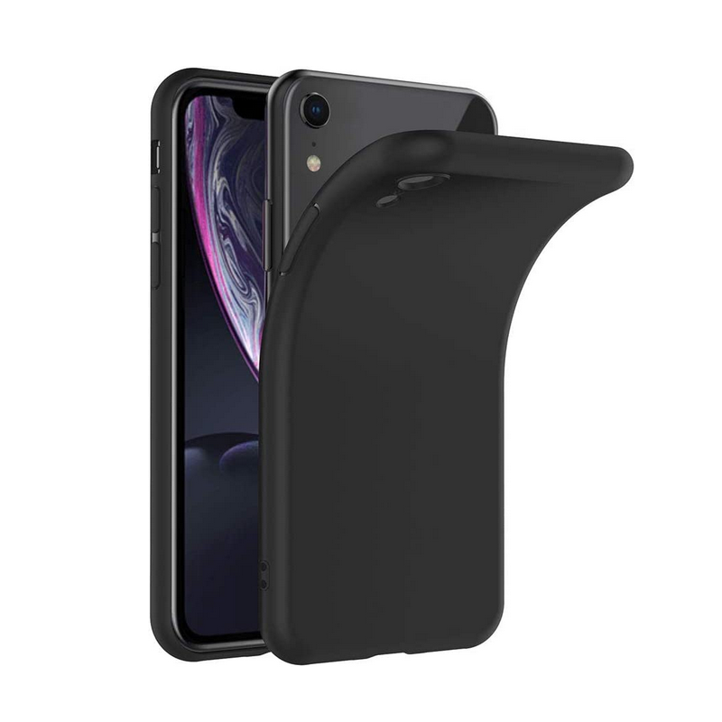 iPhone XR : Coque silicone TPU Noire