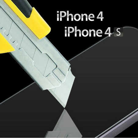 iPhone 4, 4s : support protecteur en verre d'ecran