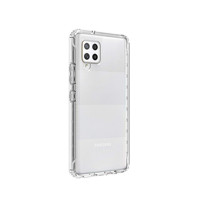 Galaxy A22 4G (A225) : Coque silicone TPU transparente renforcée