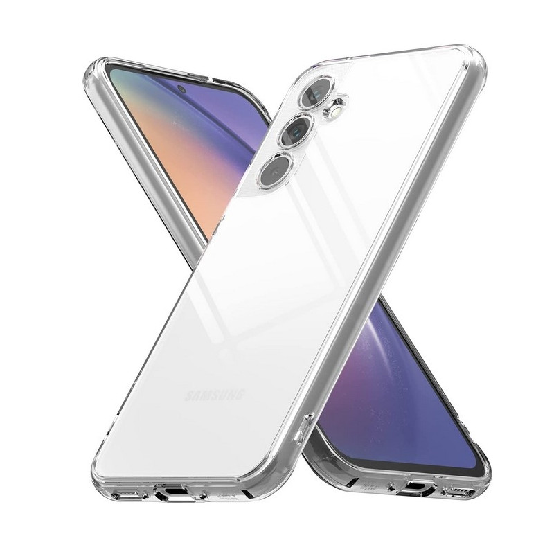 Galaxy A54 5G (A546) : Coque silicone TPU transparente