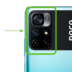 Poco M4 Pro 5G : Lot de 2 Lentilles appareil photo arrière