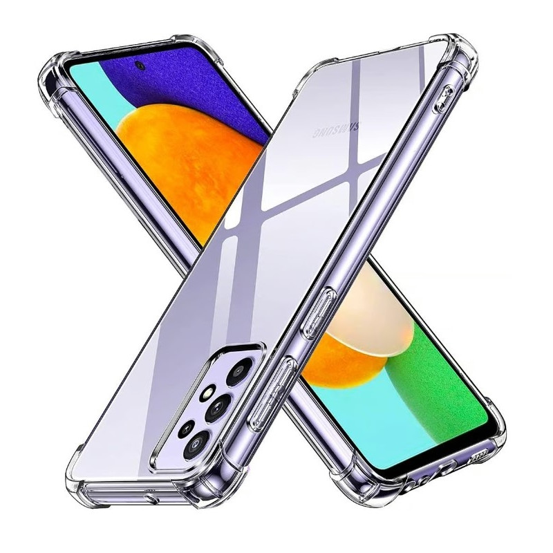 Galaxy A53 5G : Coque silicone TPU transparente renforcée