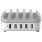 Station chargeur 5 ports USB, 40W