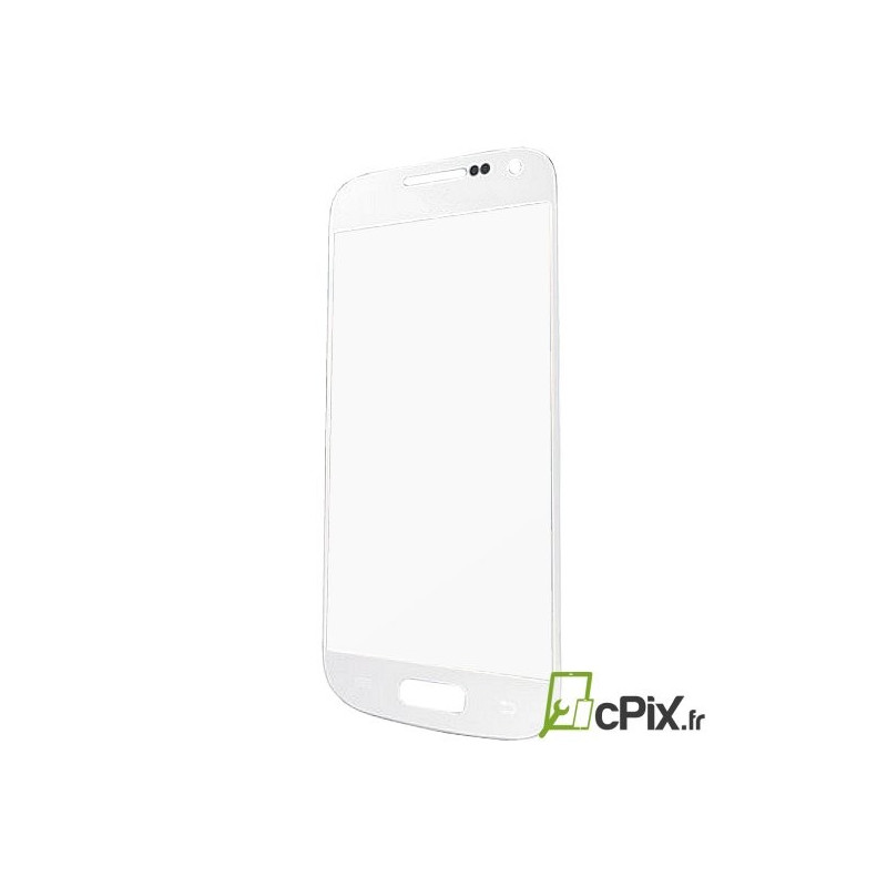 Samsung Galaxy S4 Mini GT-i9195 : Vitre blanche sans logo