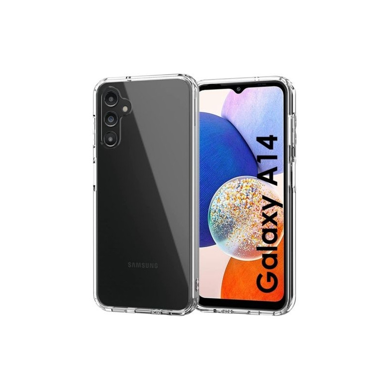 Galaxy A14 4G/5G : Coque silicone TPU transparente