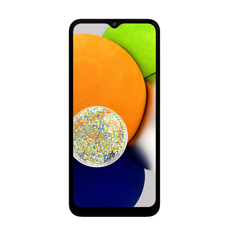 Galaxy A03 (A035) : Vitre tactile écran LCD + châssis (163 mm). Officiel Samsung