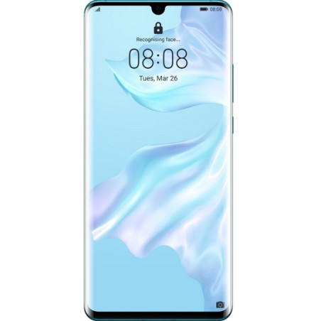 Afficheur complet Oled + châssis P30 Pro Bleu Nacré Origine (ReNew)