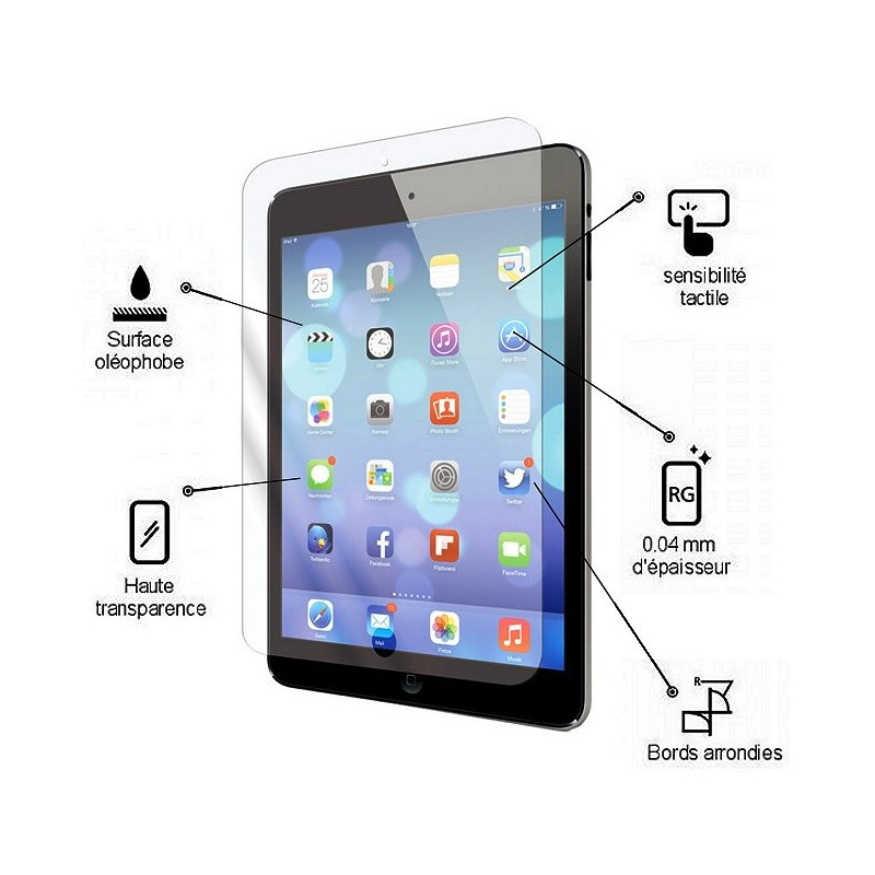 iPad de 9.7" 5/6/Air/Air 2/Pro  : Verre trempé protecteur d'écran