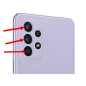 Galaxy A52 4G / 5G (A525 / A526) / A52S 5G (A528) / A72 (A725) : Lentille appareil photo arrière