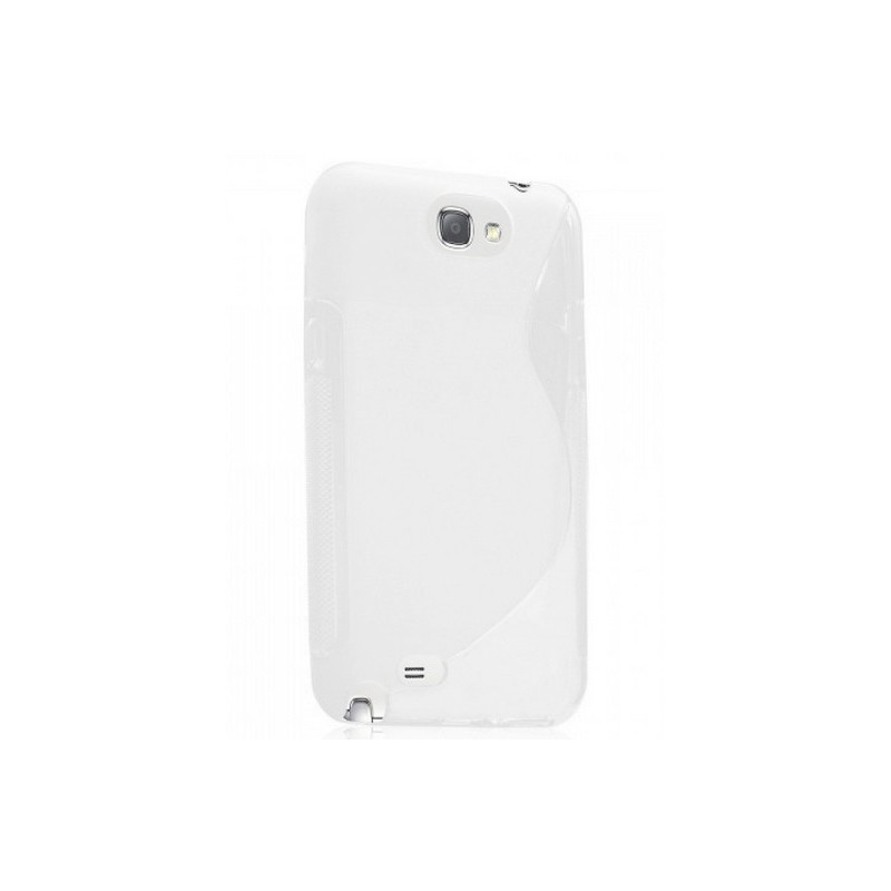 Galaxy NOTE 2 :  Coque en Gel Blanc - accessoire