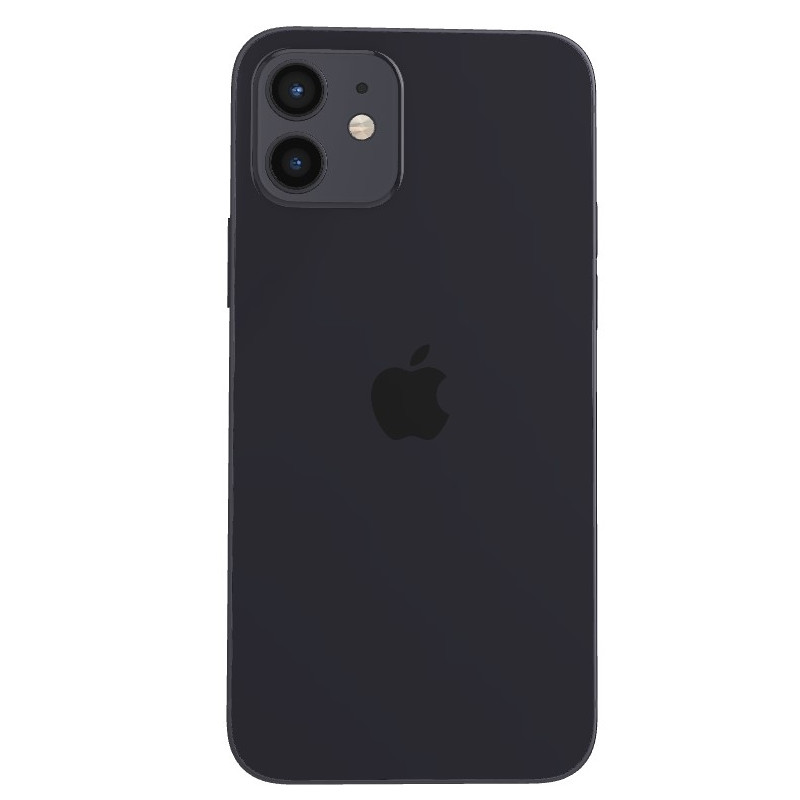 iPhone 12 : Châssis complet Noir + vitre arrière Origine Apple, (2èmeVie)