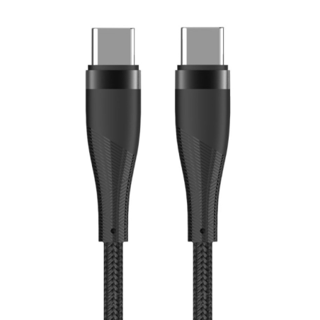 Câble USB-C / USB-C, Fast Charge rapide 60W, 1m