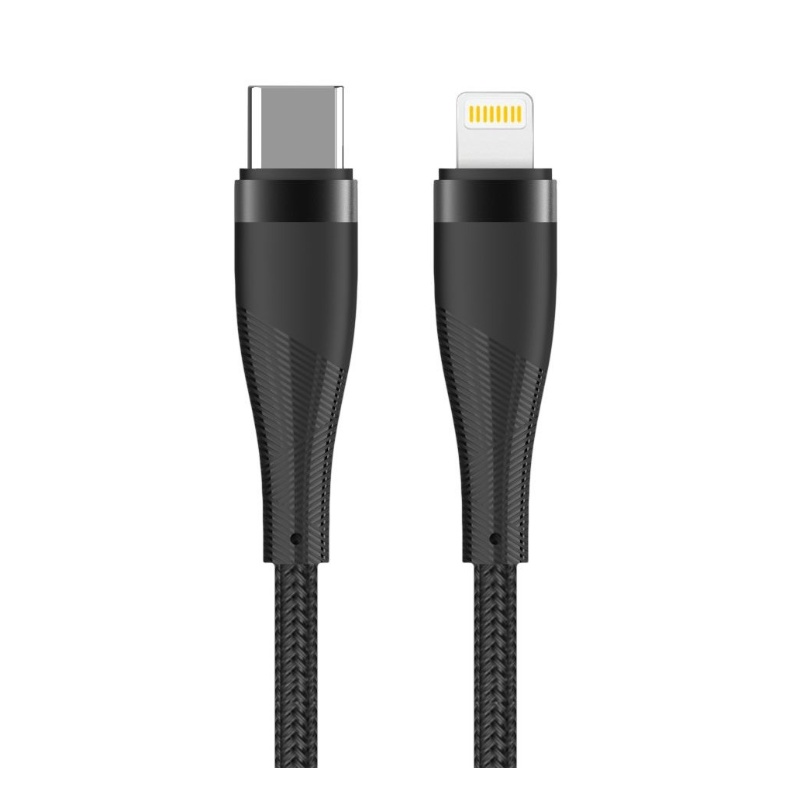 Câble USB-C vers Lightning, charge rapide 27W, 1m