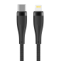 Câble USB-C vers Lightning, charge rapide 27W, 1m