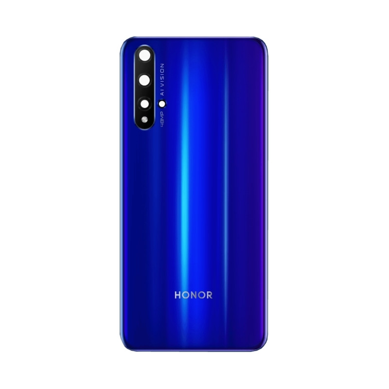 Honor 20 : Vitre arrière Bleue. Original