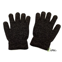 Gants tactiles noirs