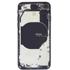 iPhone SE (3e gén : 2022) : Châssis complet Noir + vitre arrière Original Apple, (2èmeVie)