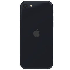 Châssis iPhone SE 2022 complet Noir + vitre arrière Original Apple