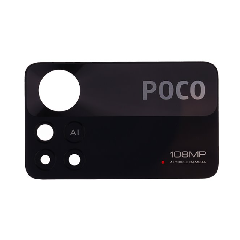 Poco X4 Pro 5G : Lentille rectangulaire appareil photo arrière Poco X4 Pro 5G : Lentille rectangulaire appareil photo arrière