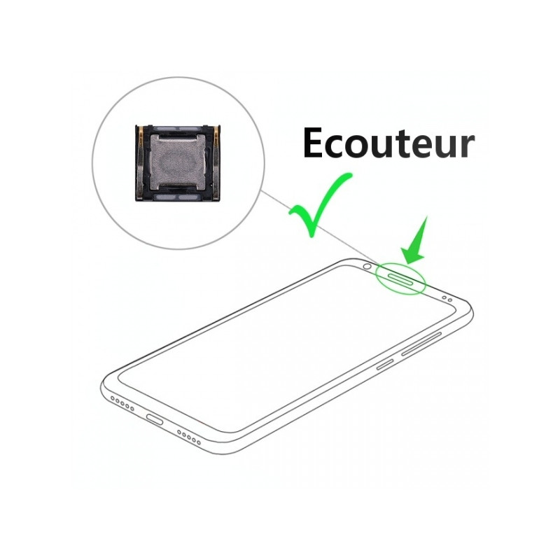 Redmi Note 12 4G : Ecouteur oreille