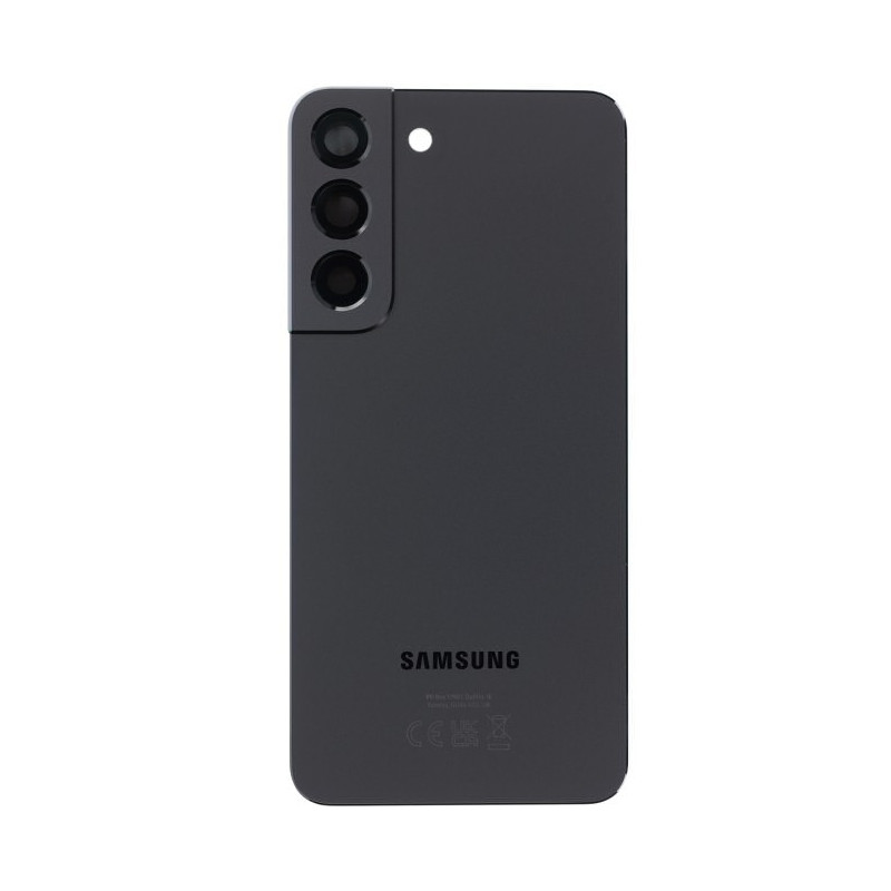 Galaxy S22 5G (S901) : Vitre arrière Noire. Officiel Samsung. (2èmeVie)