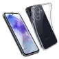 Galaxy A55 5G (A556) : Coque silicone TPU transparente renforcée