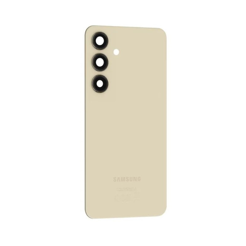 Galaxy S24 5G (S921)  : Vitre arrière Crème. Original Samsung