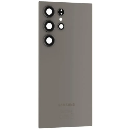 Galaxy S24 Ultra 5G (S928)  : Vitre arrière Titane Gris. Original Samsung