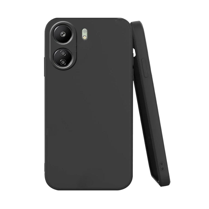 Redmi 13C / Poco C65 : Coque silicone TPU noire