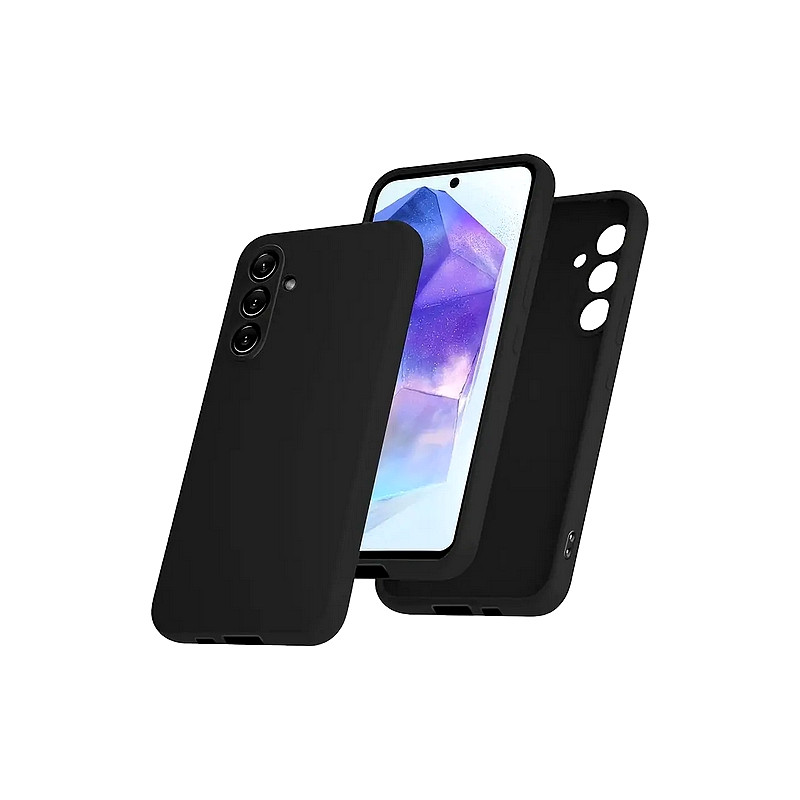 Galaxy A35 5G (A356) : Coque silicone TPU Noire