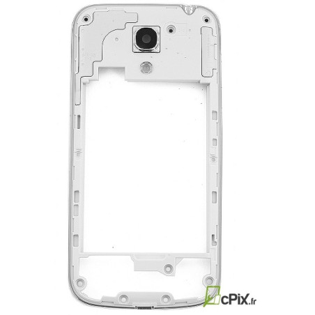 Galaxy S4 Mini GT-i9195 : assemblage contour argent arrière