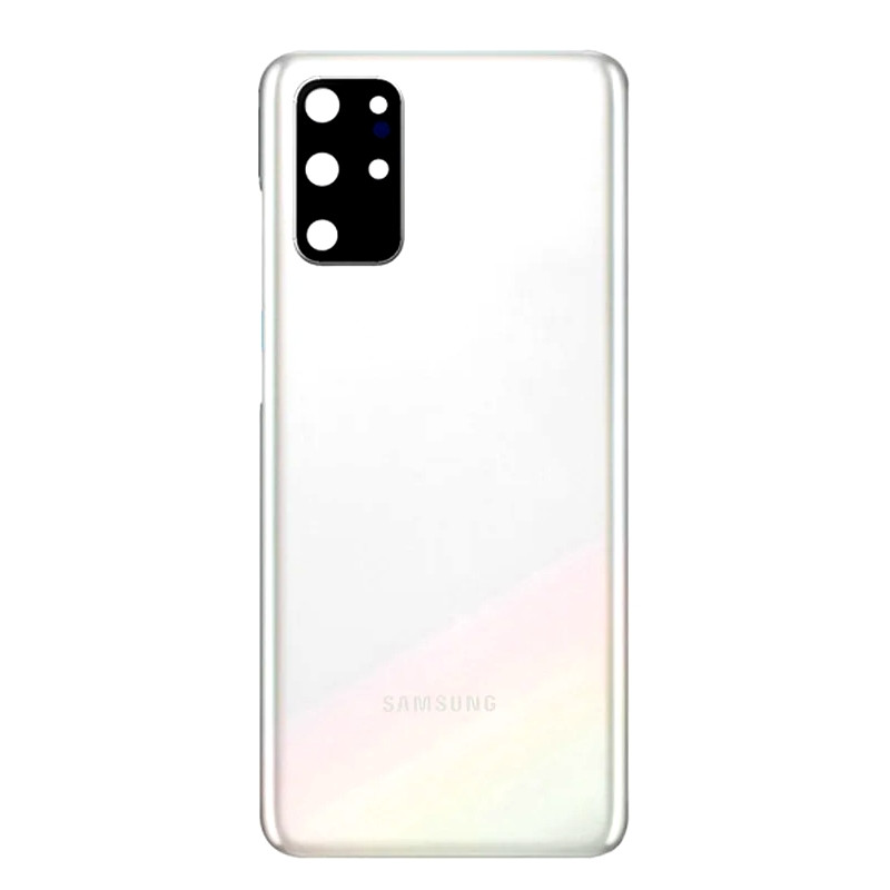 Galaxy S20+ (G985 / G986) : Vitre arrière Blanche d'origine Samsung