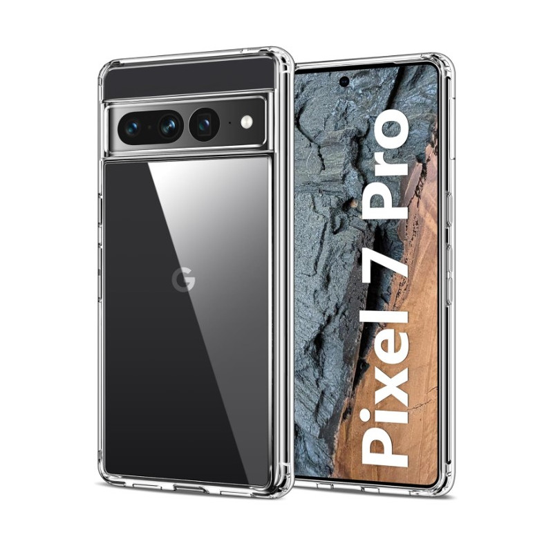 Google Pixel 7 Pro : Coque silicone TPU transparente